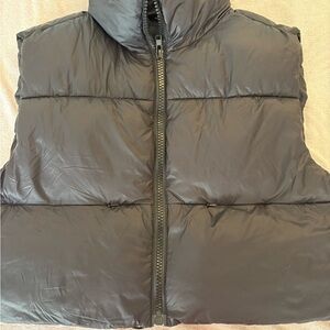 Black Puffer Vest